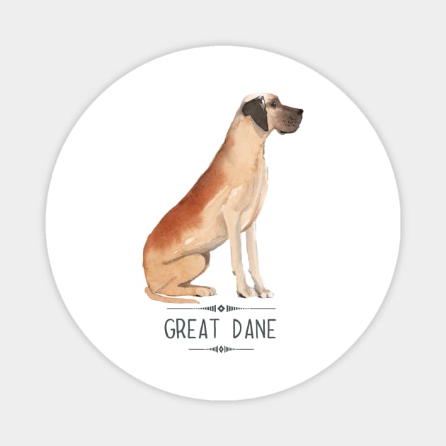 Great Dane Magnet by bullshirter